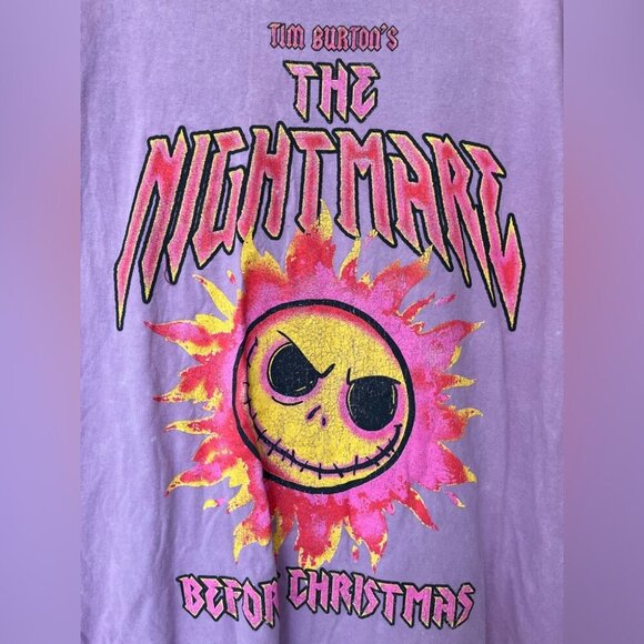 NWOT Disney Tim Burton’s The Nightmare Before Christmas Graphic Tee S - Picture 4 of 9
